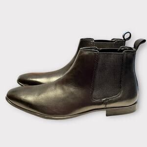 KURT GEIGER black Sloane leather Chelsea boots Men’s Size 41